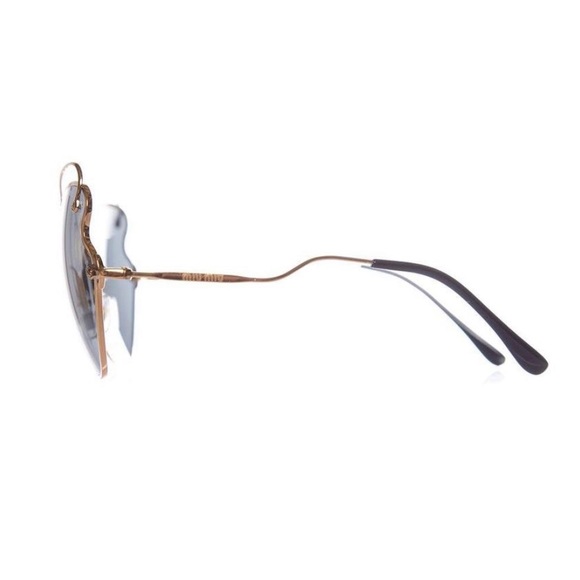MIU MIU Gold Sunglasses